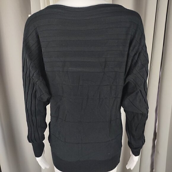 Acevog Womens Pullover Black Sweater Size M (NWT) - Picture 4 of 14